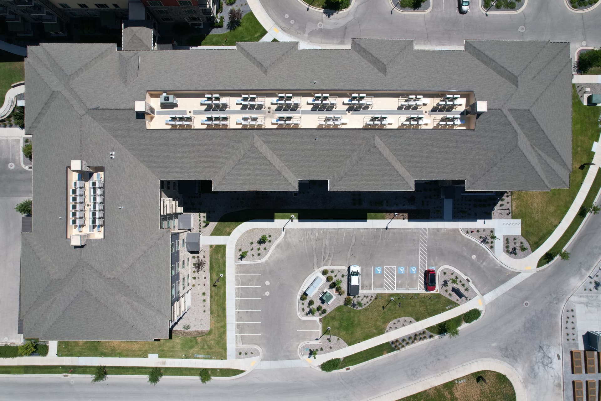 Commercial roofing project in Utah