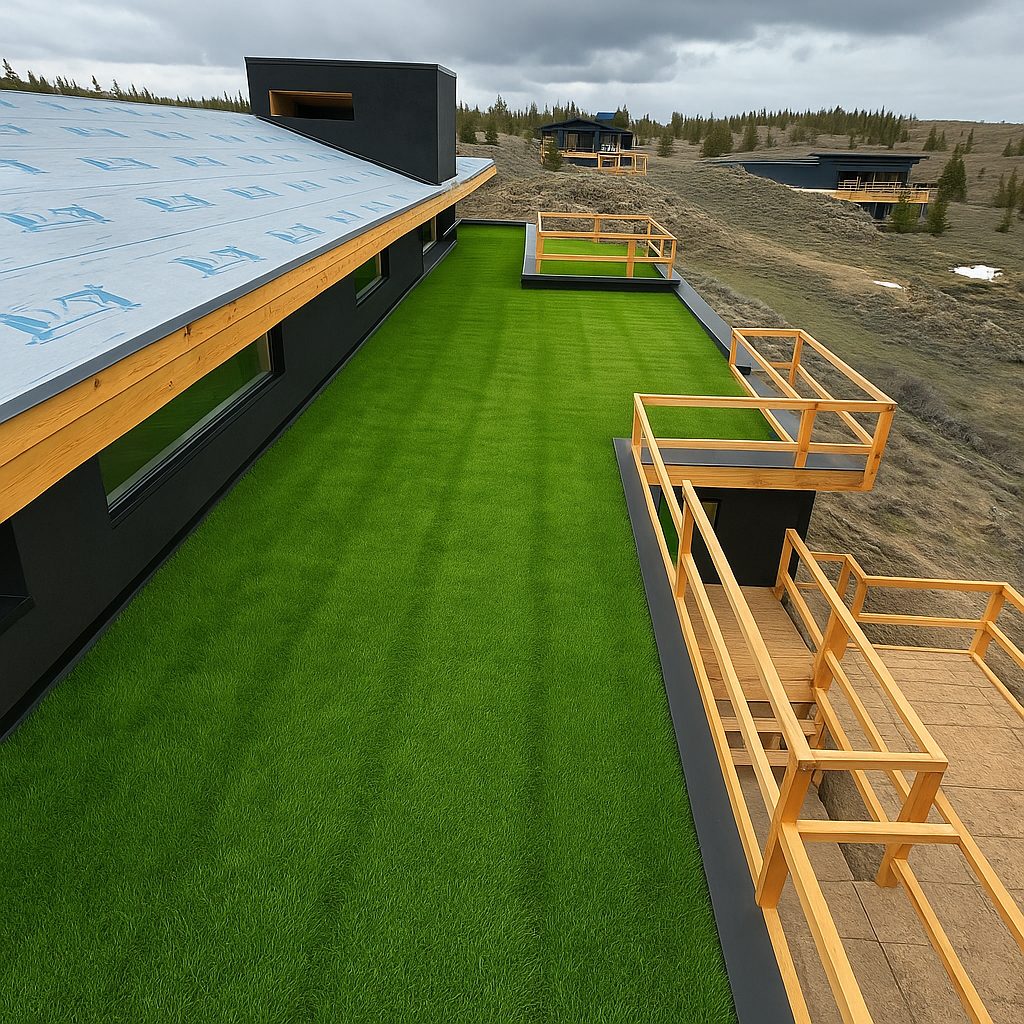 Green Roof roofing project in Utah